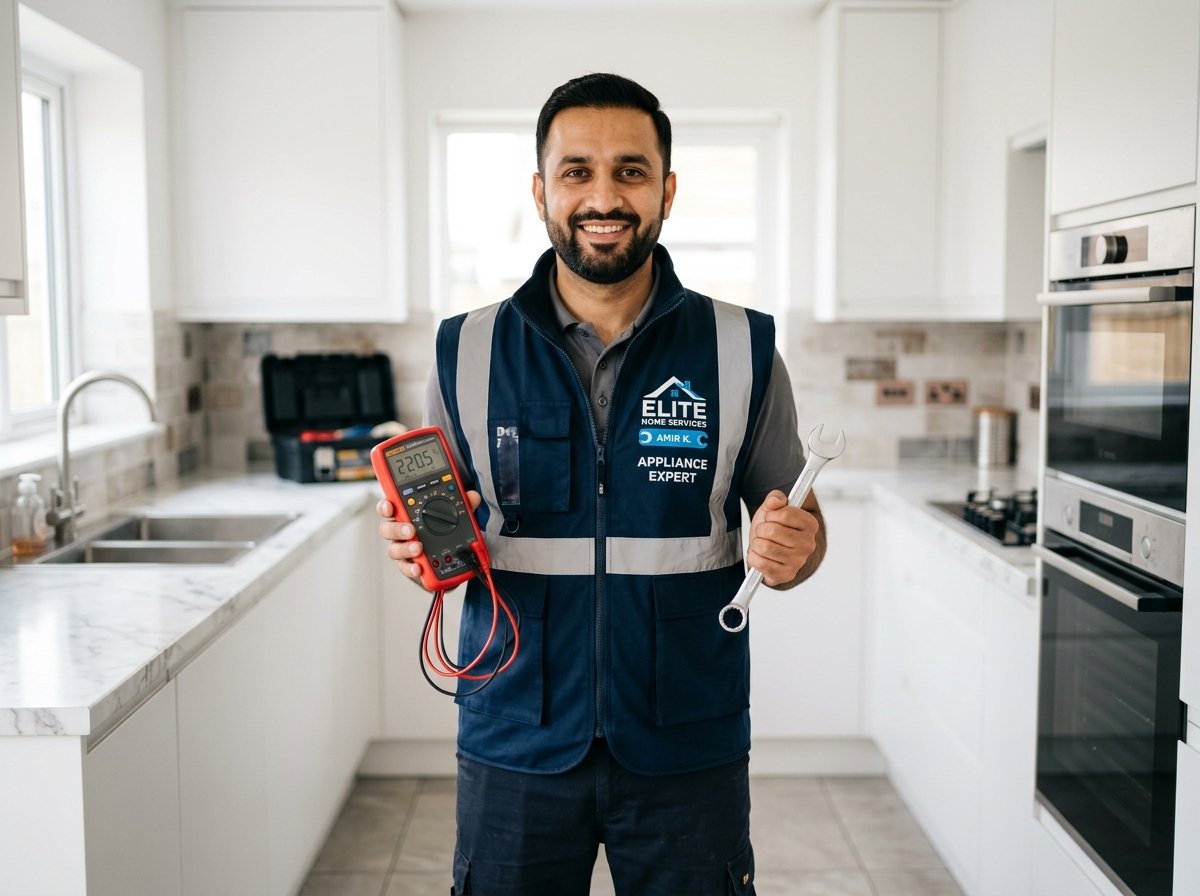 Friendly expert technician from Kitchen Hood Repairing Center Lahore